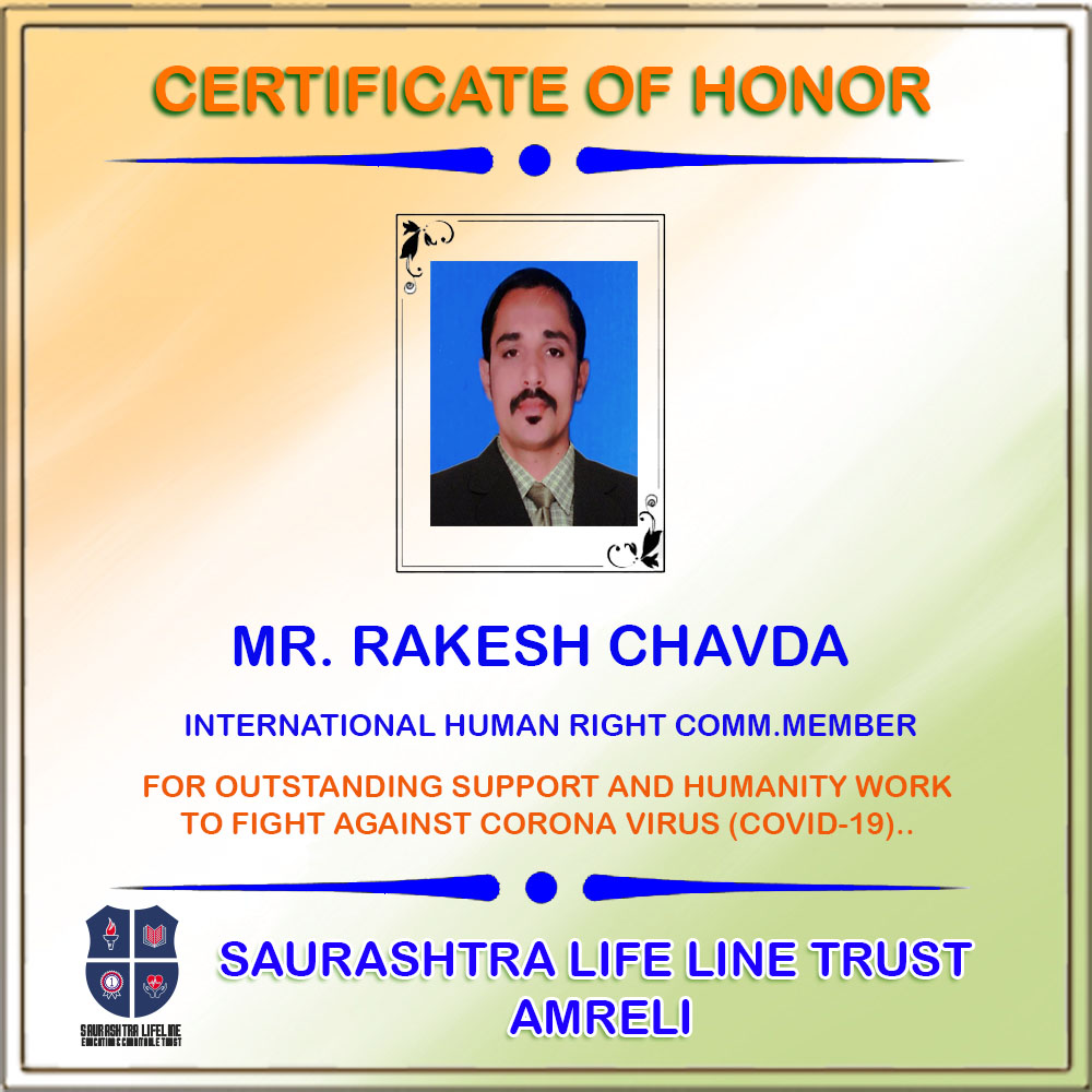 Certificate of Honor